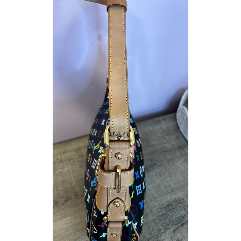 🖤SOLD🖤 Louis Vuitton Black Multicolor Y2K Greta Shoulder Bag - Picture 7 of 8